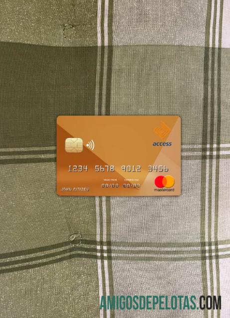 Burundi Access Bank Mastercard Photolook Frente exemplo